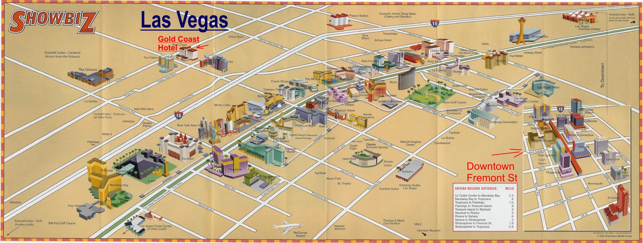 Las Vegas Strip Karte | goudenelftal